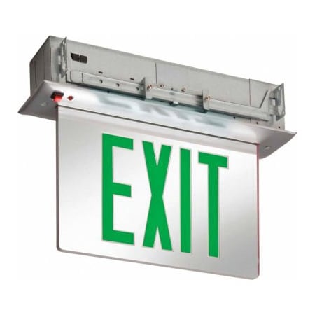 Acuity Brands Lighting Lithonia Lithonia Lighting - LED Edge-Lit Exit Sign Green EDGR 2 GMR EL M4